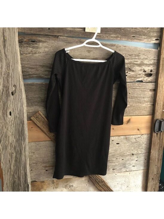 Atmosphere Dresses & Skirts - Atmosphere Size 10 Black, Ribbed, Elastic Neckline Dress
